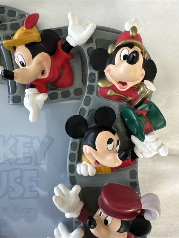 Disney Mickey Mouse Through the Years 3D Picture Frame Figurine Resin Photo gallery