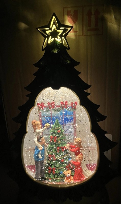 Holiday Traditions Illuminated Glitter Tree by Valerie Decorate Christmas Decor gallery