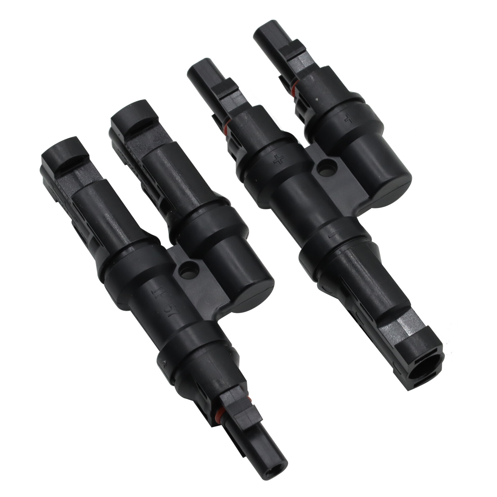 1 Pair T Branch Connectors Solar Panel Connector MMF+FFM for Parallel Connection gallery
