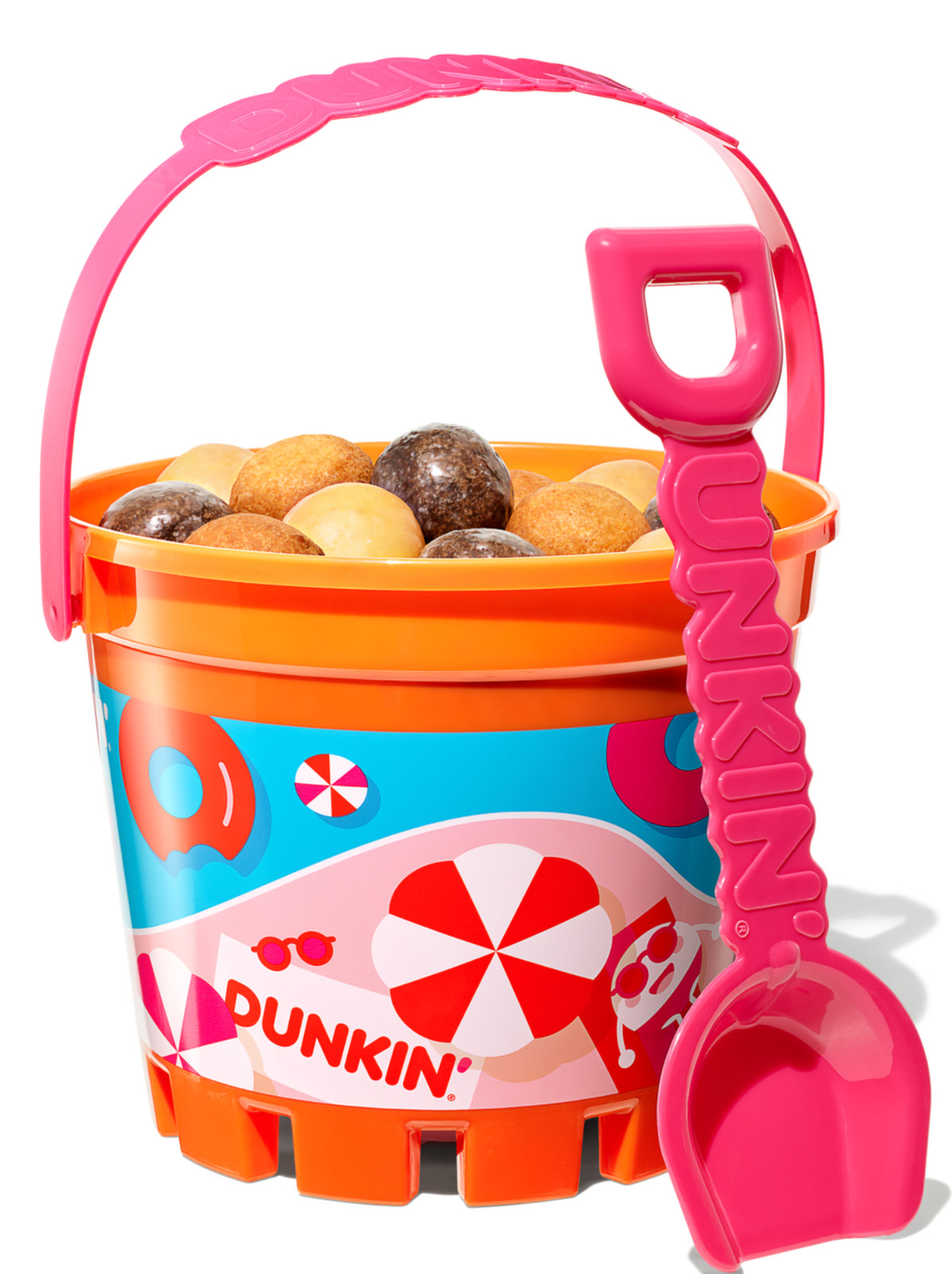 Dunkin' Donuts Beach Bucket/Pail Shovel w/Lid Limited Edition SUMMER 2025 NEW! gallery