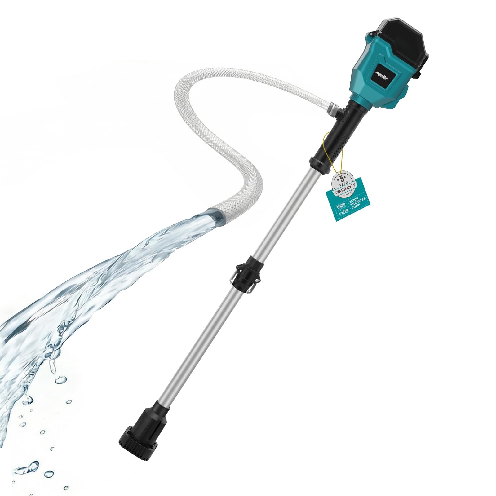 Cordless Stick Water Transfer Pump Compatible with Makita 18v Battery, 720GPH... gallery