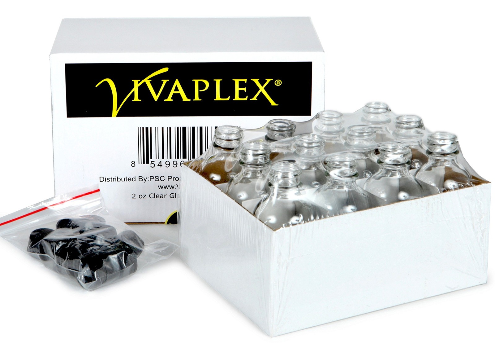 12Clear2 Oz Glass BottlesWith Lids gallery