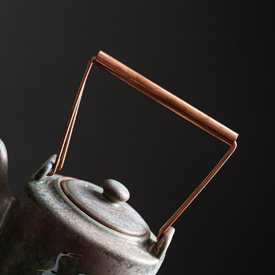 Ceramic Teapots Crane Pottery Tea Pot for Tea Lovers gallery