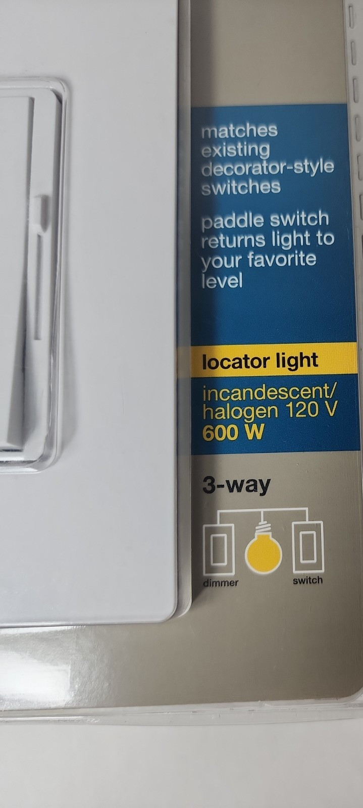 Lutron 2 Diva Duo DVW-603PH-WH 3-Way In-Wall Dimmer Switch White 120V 600 Watt gallery