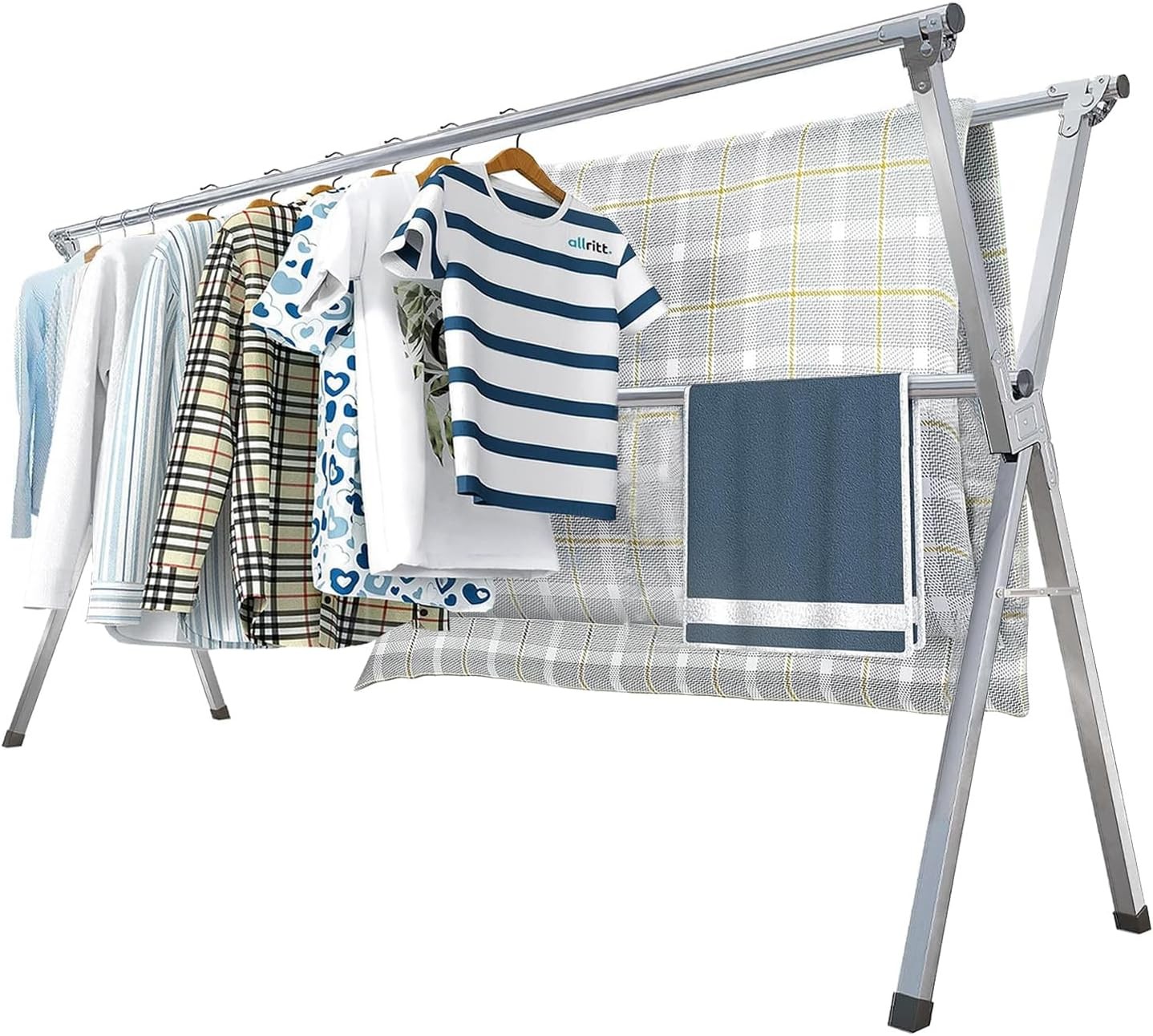 Drying Rack, Heavy Duty Stainless Steel Vertical Drying Pole gallery