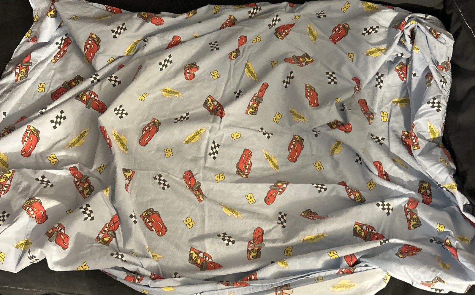Disney Lightning McQueen Crib Sheet Set Toddler Flat Cars Movie gallery