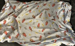Disney Lightning McQueen Crib Sheet Set Toddler Flat Cars Movie