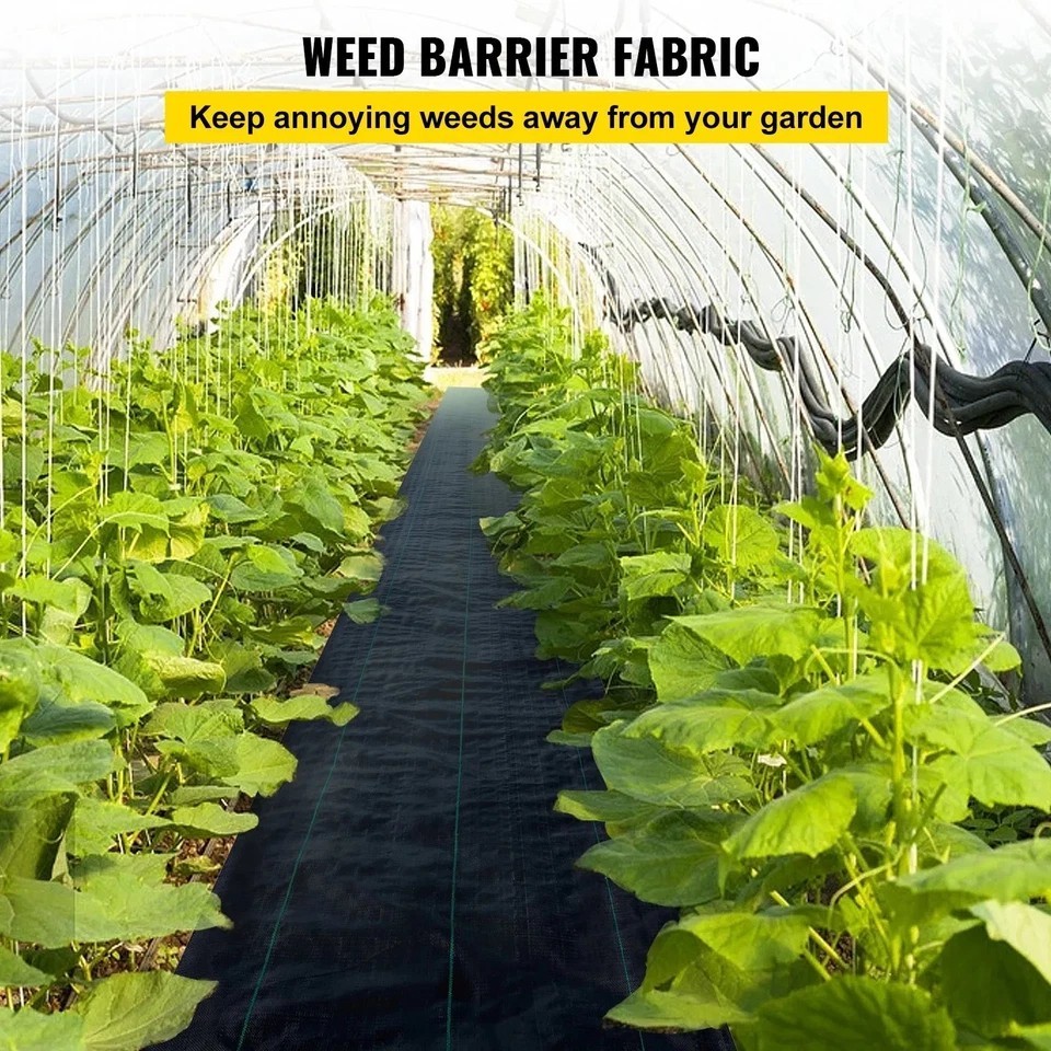 Weed Control Fabric 6ft x 300ft - Geo Textile Fabric Heavy Duty - Woven Ground gallery