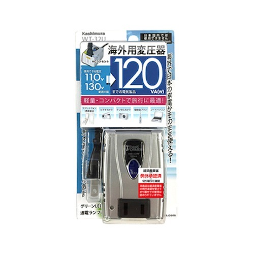 KASHIMURA Step down transformer WT-32U AC110-130V to 100V 120W gallery