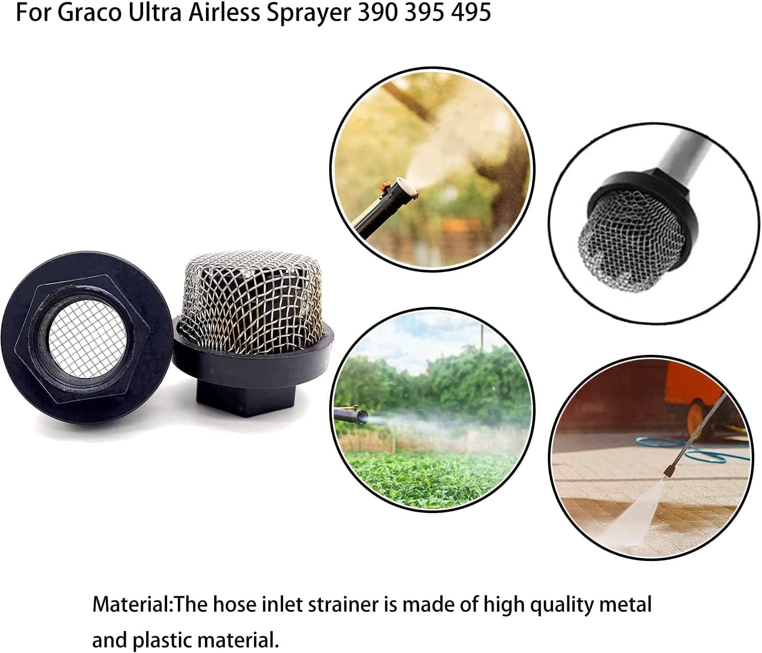 246385 Hose Inlet Strainer Filter Inlet Suction Strainer Mesh Filter for Graco gallery
