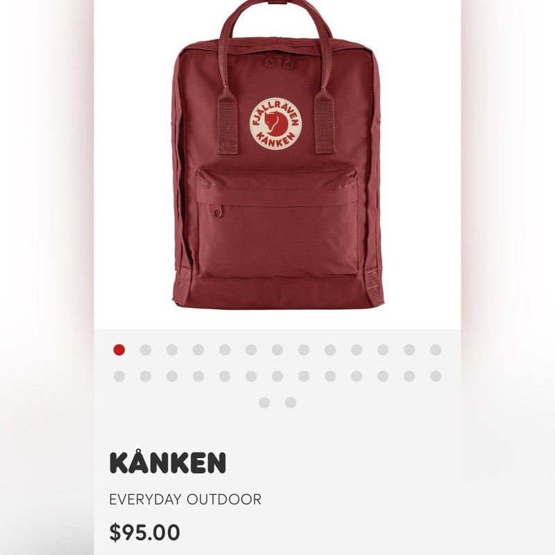 Fjallraven KÅNKEN EVERYDAY OUTDOOR Backpack Ox Red