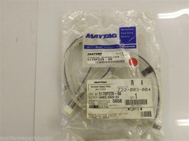 Maytag Magic Chef Stove 5170P228-60 Harness, Sensor , Lock NEW IN BOX gallery
