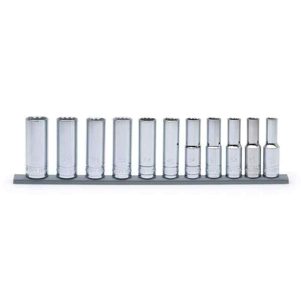 Husky 1/2 in. Drive Deep Metric Socket Set (11-Piece) gallery