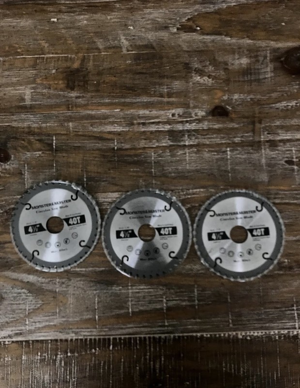 Monster&Master Circular Saw Blade 4-1/2" 40T Max: 80m/s 3 Pack gallery