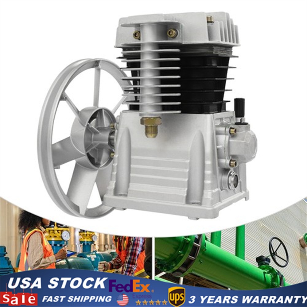 Air Compressor Pump Head Single Stage Twin Cylinder Air Compressor Pump Head US gallery
