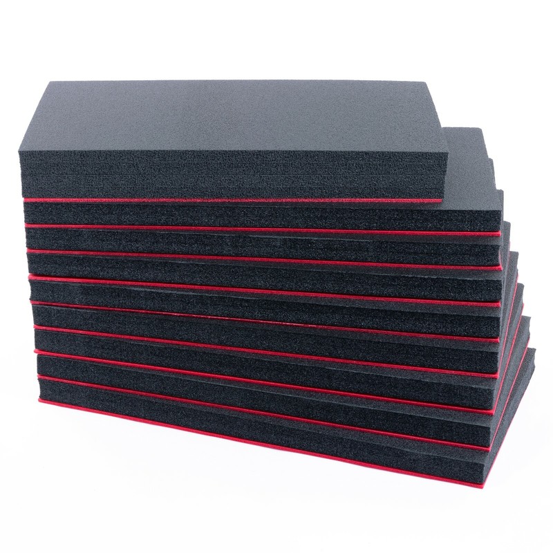 Older version - Pelican 0450 foam. Solid foam w/ red backing. Tool Shadowing gallery