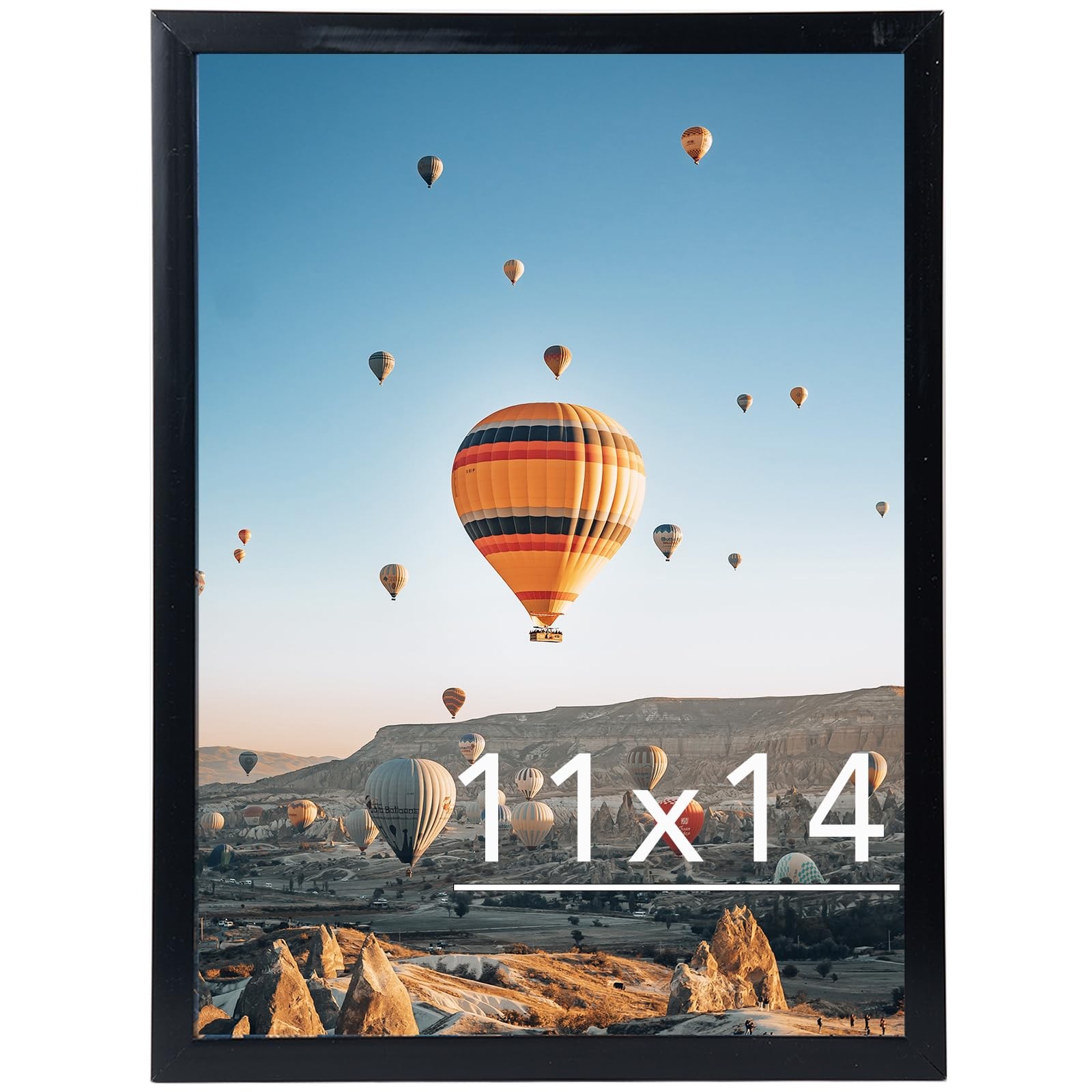 11x14 Picture Frame, Black Poster Frame, 14x11 Picture Frame Black Wall Mounting gallery