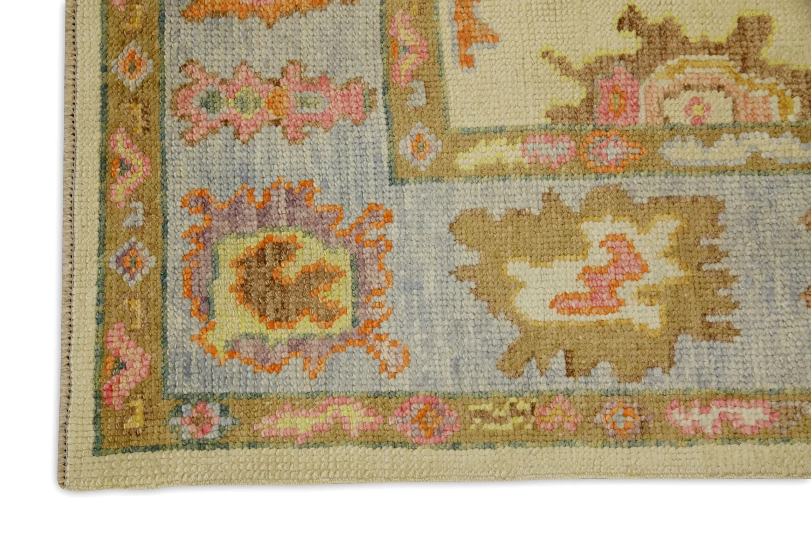 Turkish Oushak Rug Oriental Handmade Rug 4'1" x 6'3" #2265 gallery