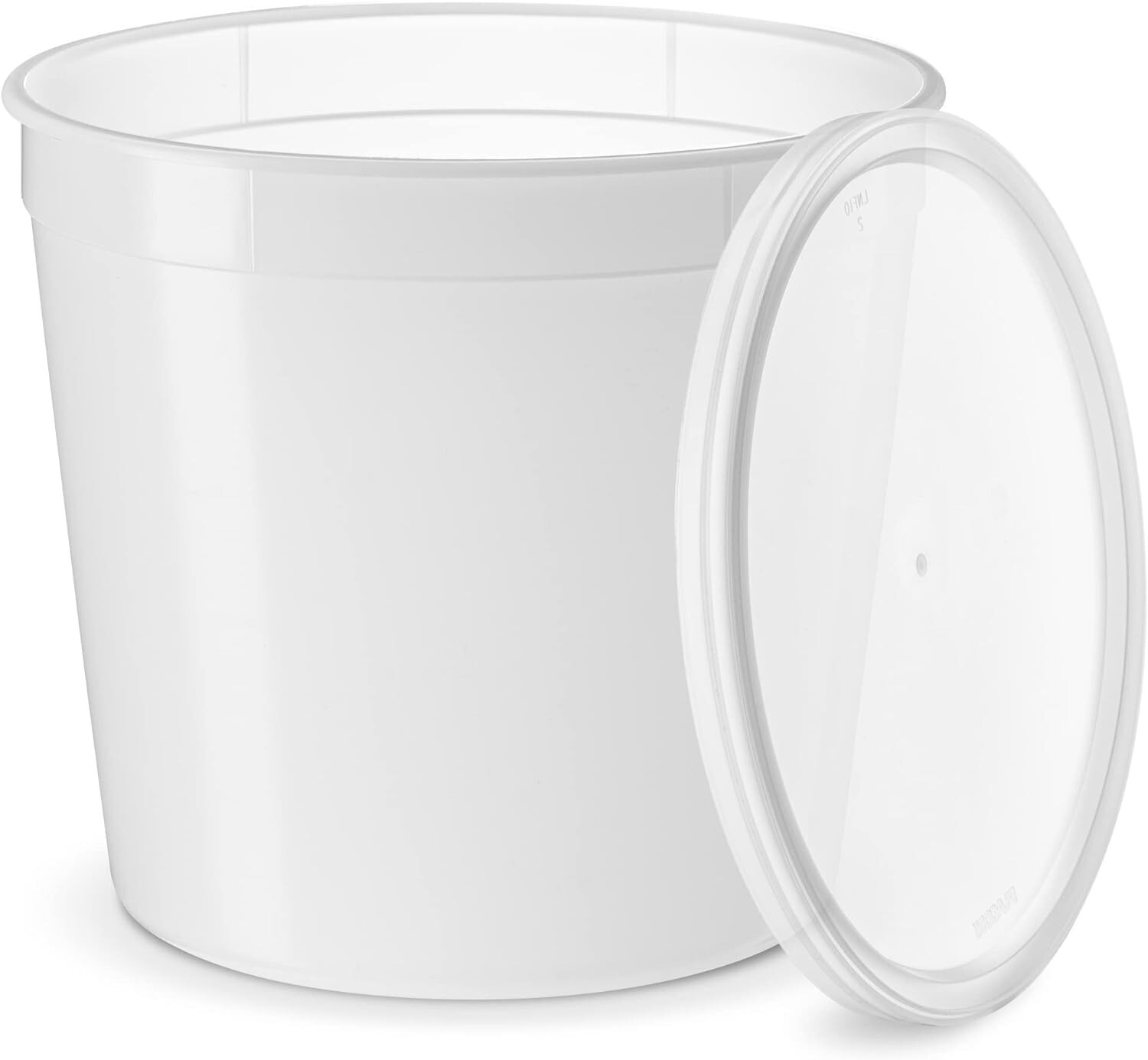 100 Pack Nicole Fantini Deli Containers with Lids 86oz Plastic Food Storage Cups gallery
