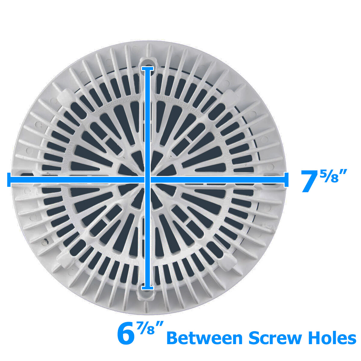 Anti-Vortex Main Drain Suction Cover Plate For In-Ground Swimming Pools gallery