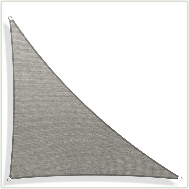ColourTree Grey Custom Size Triangle Sun Shade Sail Canopy Fabric Outdoor Patio gallery