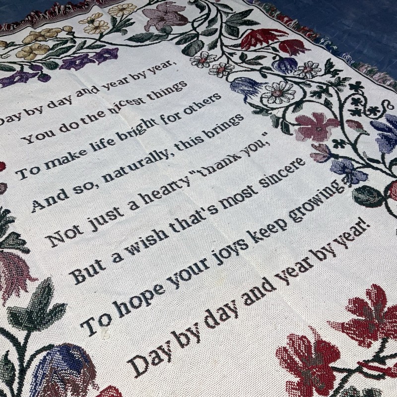 ~’thank You For Being You’’ Wall Hanging Throw Blanket 60￼X 48 ￼ ￼ gallery