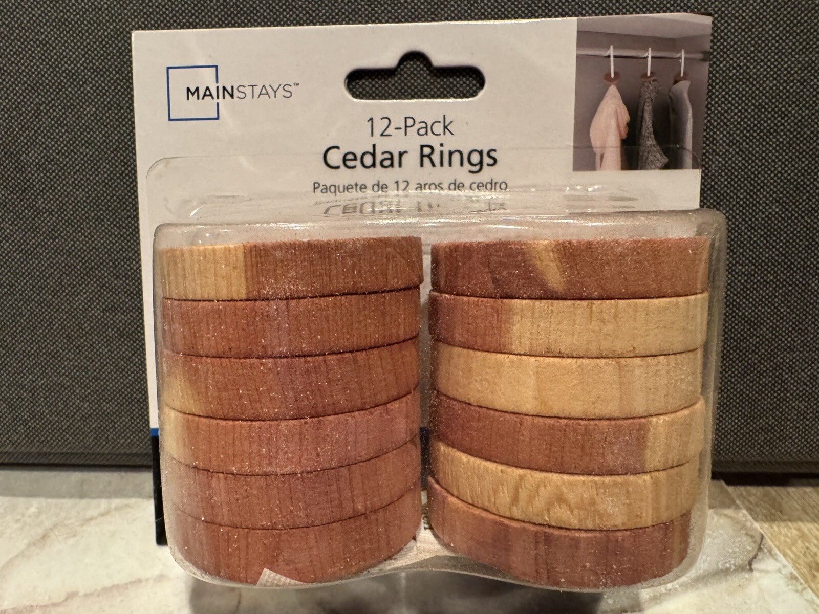 Mainstays 12-Pack 100% Natural Cedar Discs Protect Clothings From Moths & Mildew gallery