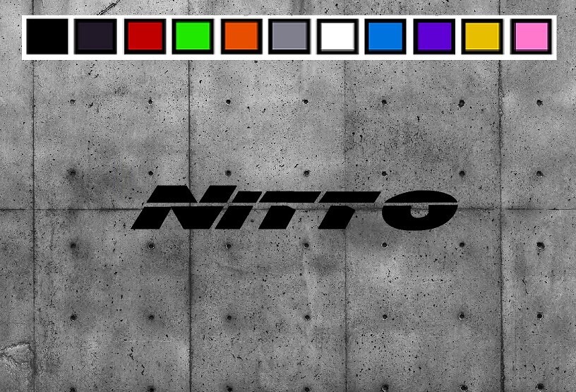 NITTO LOGO Vinyl Decal Sticker Emblem Car Truck Window 4" 6" 8" gallery