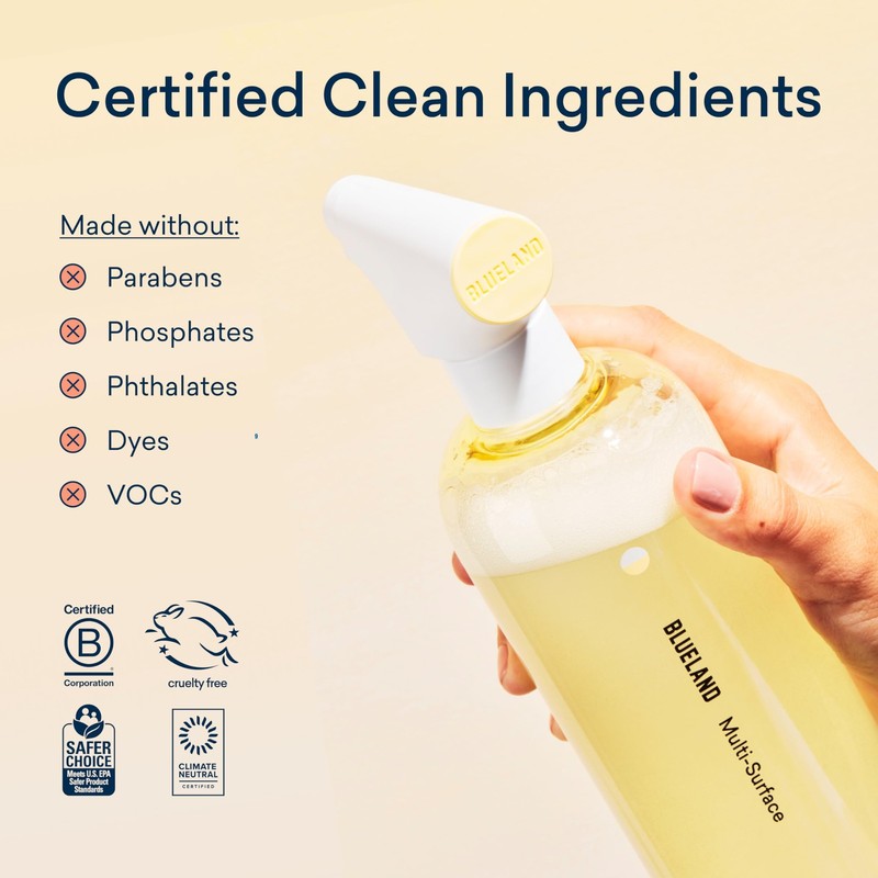 Multi-surface Cleaner, 4-Pack Refill, Fresh Lemon Scent, All-Purpose, Eco-Fri... gallery