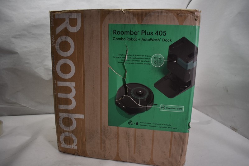 iRobot Roomba Plus 405 Combo Vacuum & Mop w/ AutoWash Dock, LiDAR, 70x Suction gallery