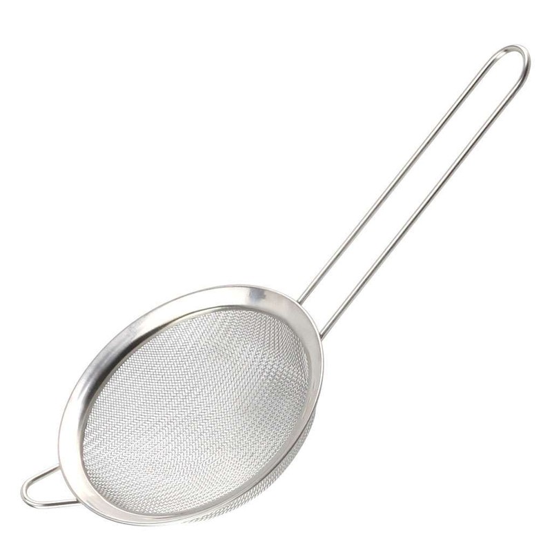 1-3Pc Strainer Handle Fine Mesh Colander Sieve Flour Sifter Kitchen Food Drainer gallery
