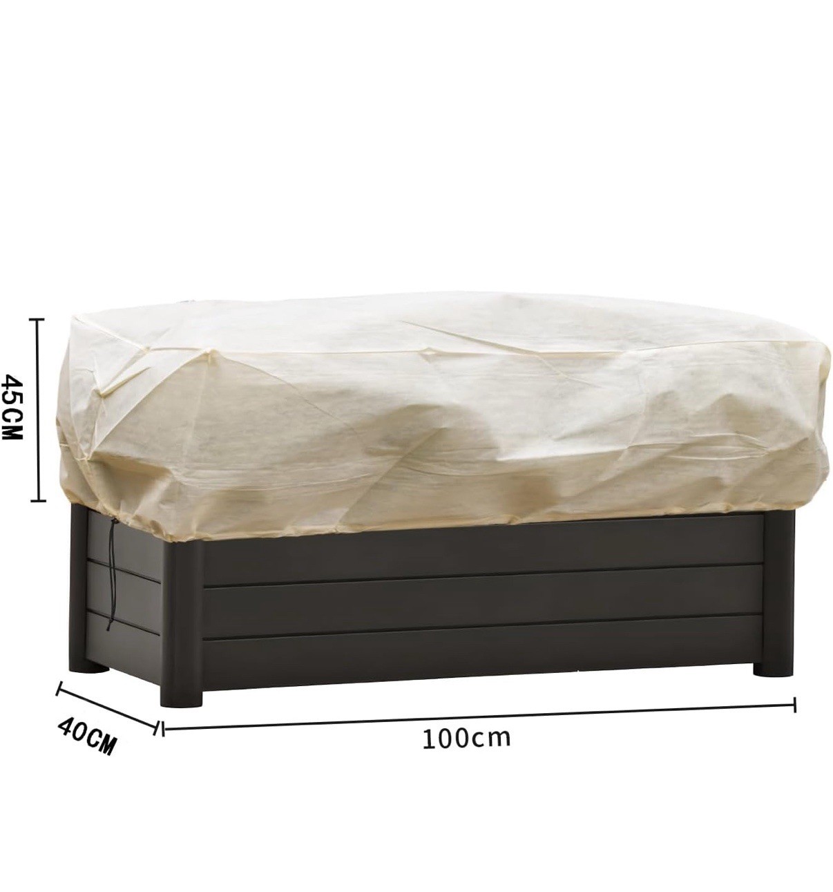 Plant Covers Freeze Protection, 2 Pack Frost Covers with Drawstring 39” gallery
