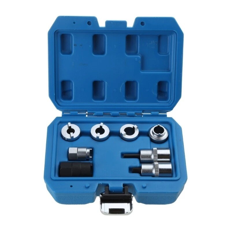 8pc Strut Nut Tool Set 10.5, 12.5, 14.5mm Damper Shaft Holding Audi VW Mercedes gallery