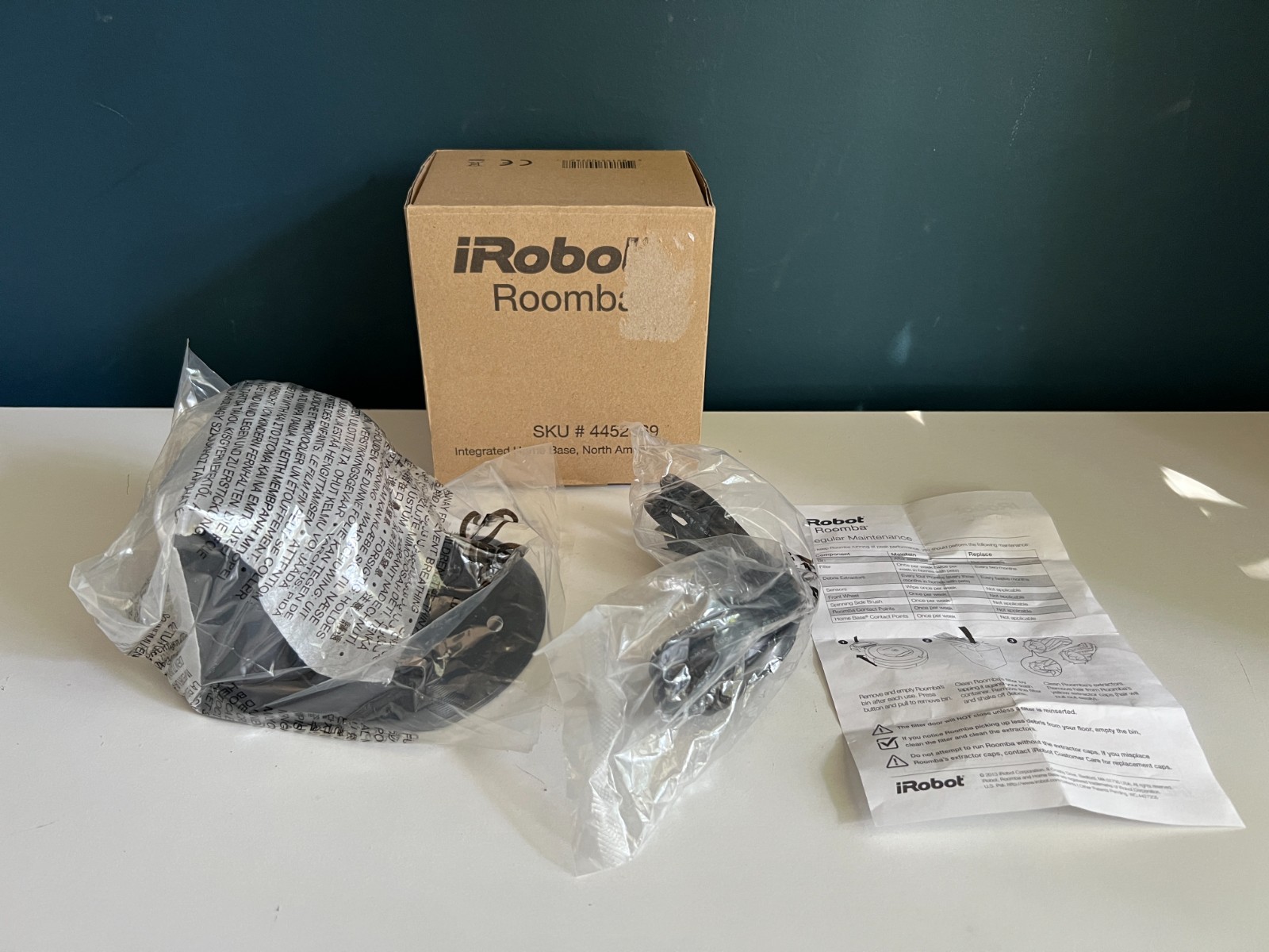 NEW Genuine iRobot Roomba Integrated Home Base Charger Dock 4452369 + Power Cord gallery