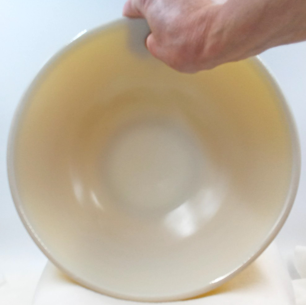 Pyrex Mixing Bowl Nesting Yellow Rainbow Primary Color 404 Glass Vintage MCM USA gallery