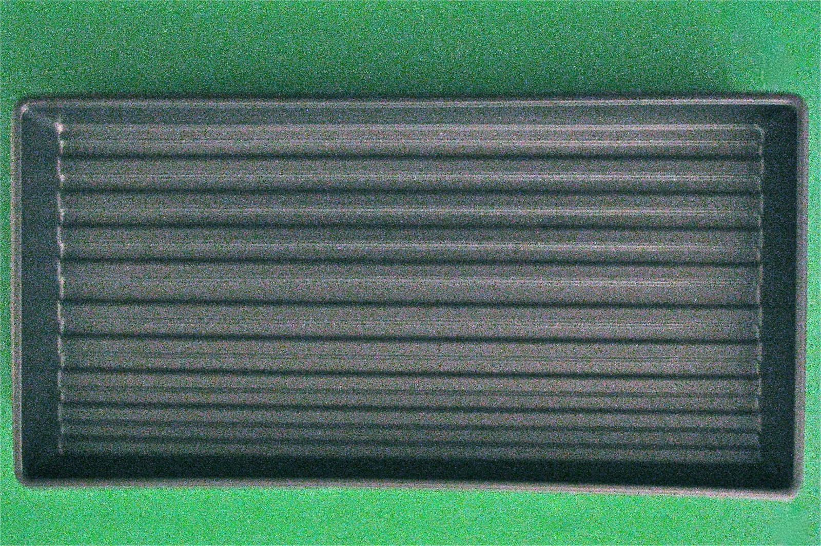 (5)- Black Plastic Solid Bottom Plant Tray Seed Starting Seedling Peat Pot 11x22 gallery