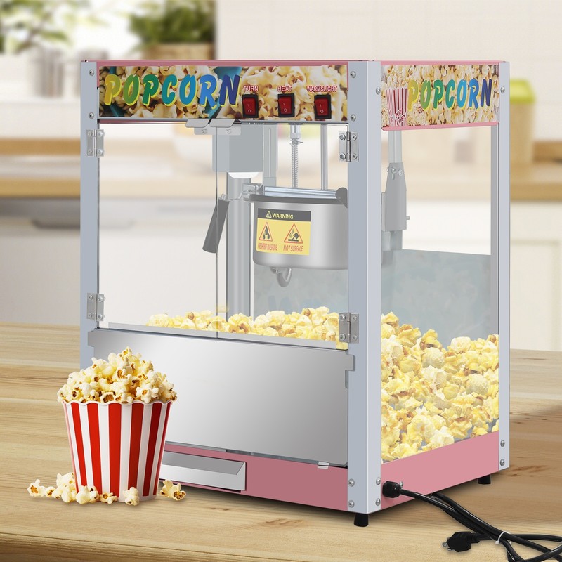 Bar Style Popcorn Machine Maker Popper with Kettle Commercial Popcorn Machine gallery