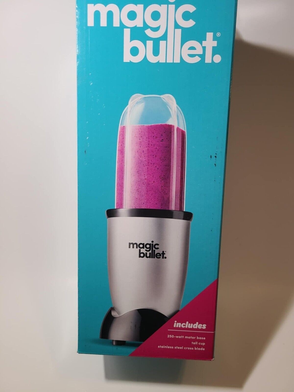 Magic Bullet MBR-0301: 3 Piece Personal Compact Blender – Silver NEW gallery