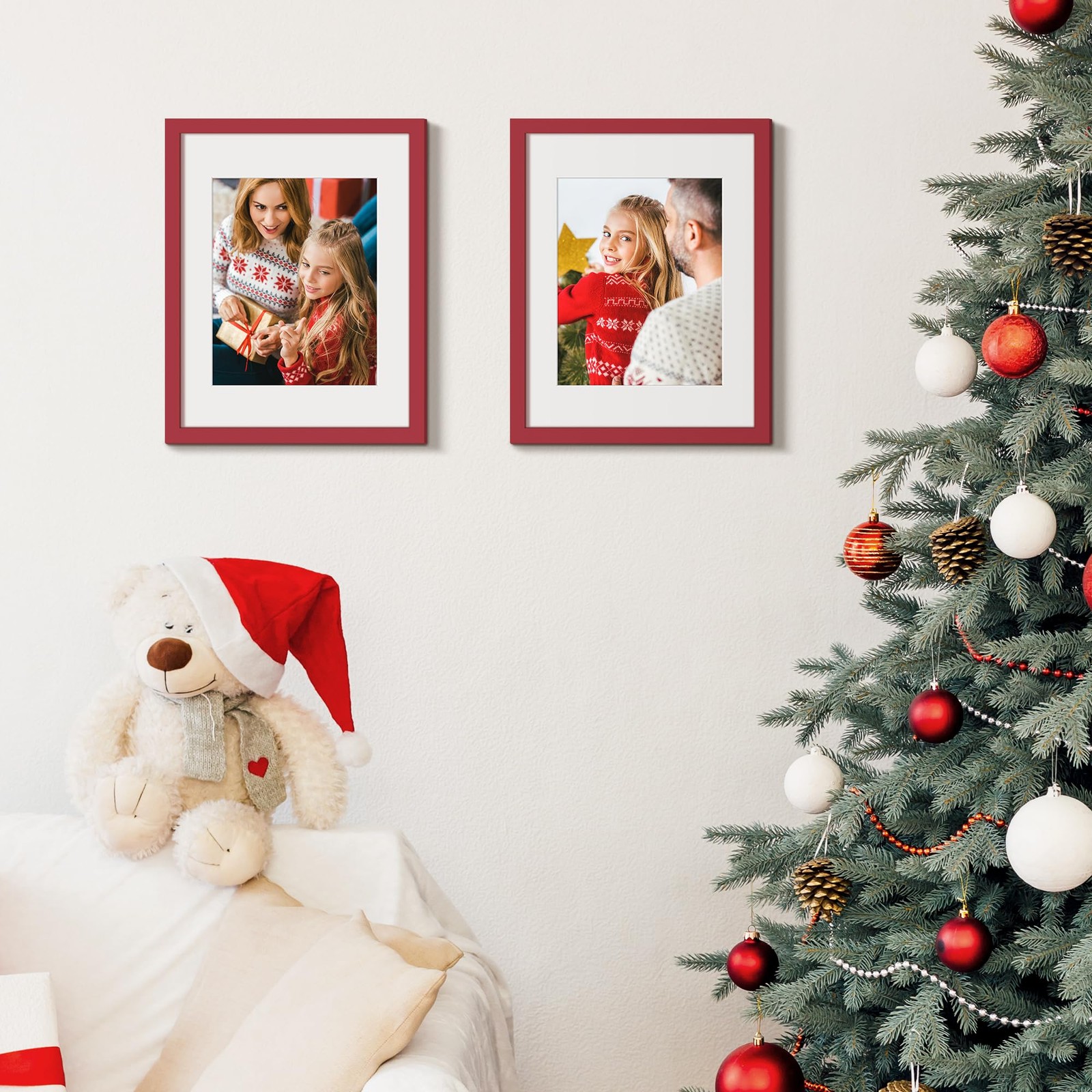 upsimples 11x14 Picture Frame, Display Pictures 8x10 with Mat or 11 x 14 With... gallery