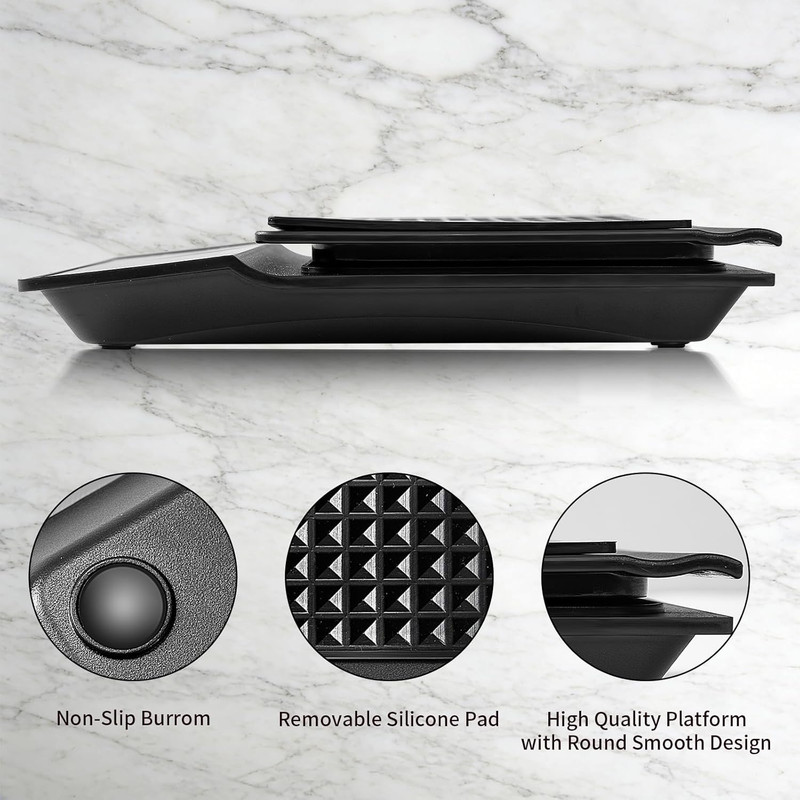 High Precision Coffee Scale with Timer, 3Kg/0.1G, Batteries Included gallery
