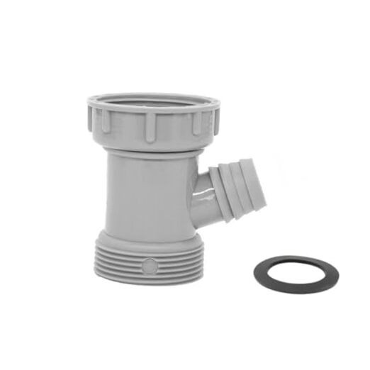 Kitchen Sink Drain Pipe Adapter Wye, Y-Shaped Strainer Connector Waste Outlet gallery
