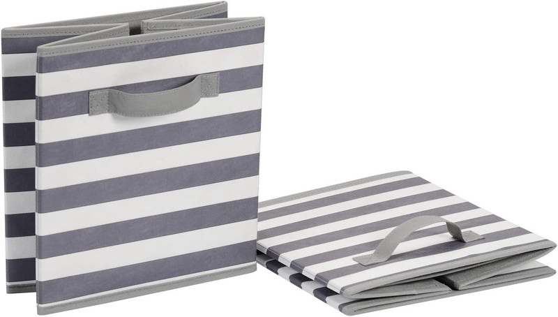 Cube Organizer Storage Bins Handles, Collapsible Fabric, Pack of 6, 10.5"X10.5"X gallery