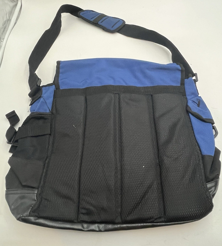 Gap Y2k Blue/Black Utilty Bag With Multiple Compartments 3