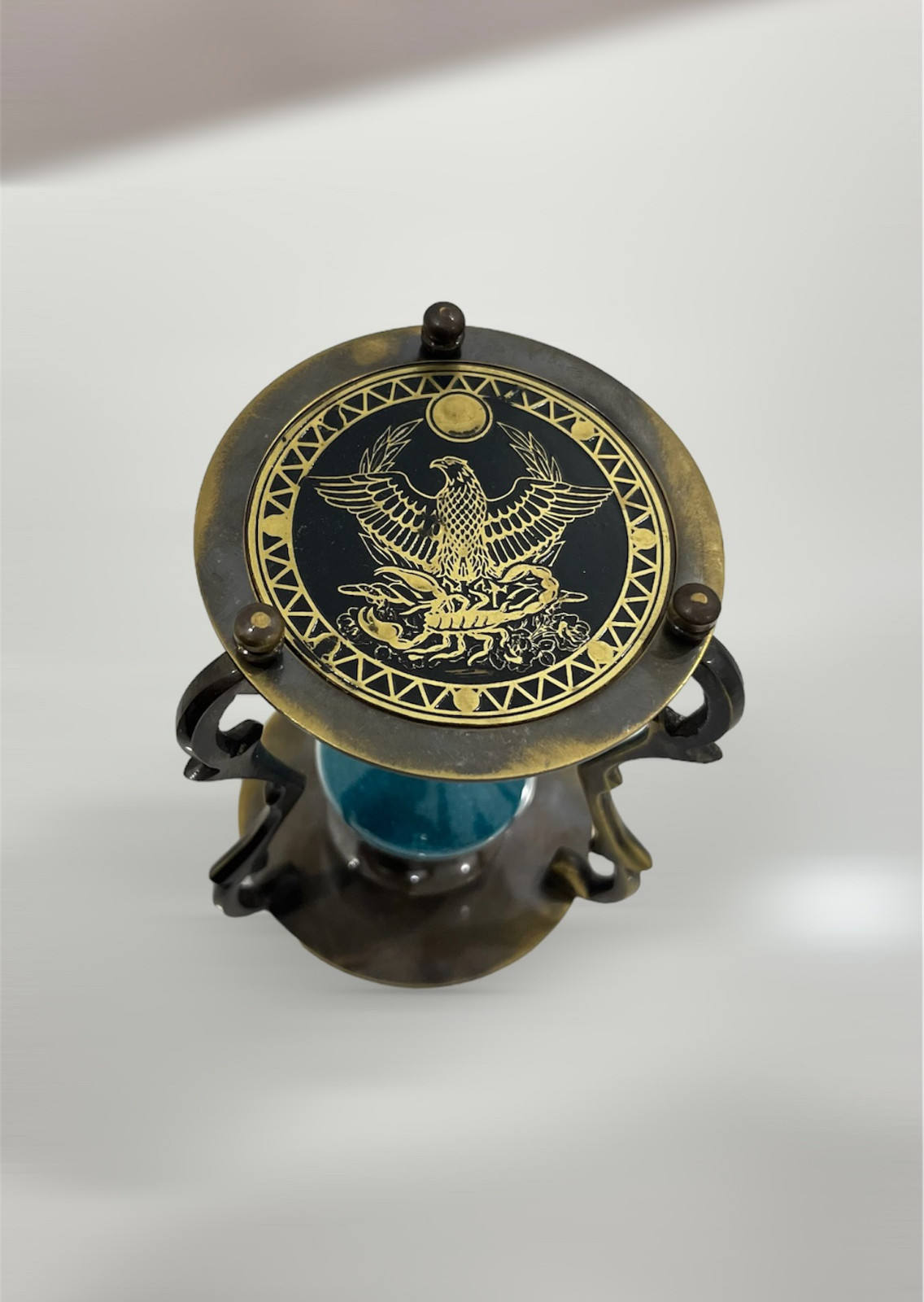 Timer Sand Clock 4 Minutes & Metal Sand Watch 5 Min, Brass Hour Glass Sandglass gallery