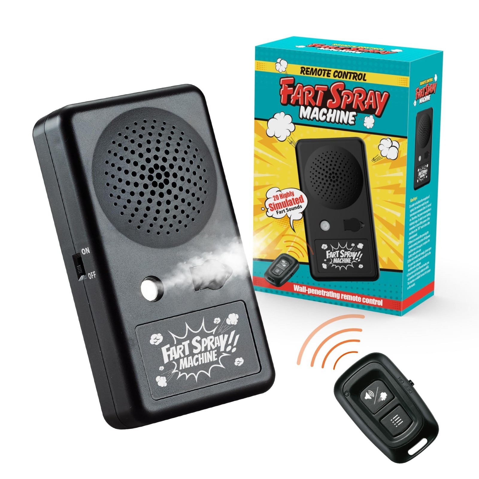 Remote Control Fart Machine - 20 Realistic Sounds, Funny Gag Gift for Parties, O gallery