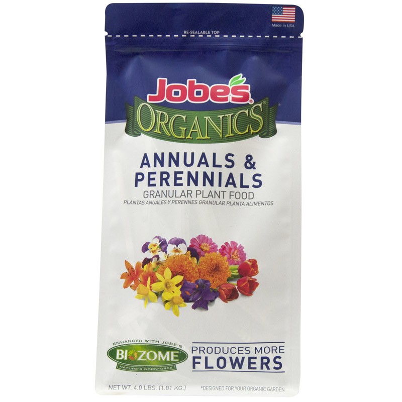 Jobes 9627 Solid Granular 3-5-4 Annuals and Perennials Plant Food 4 lbs. gallery