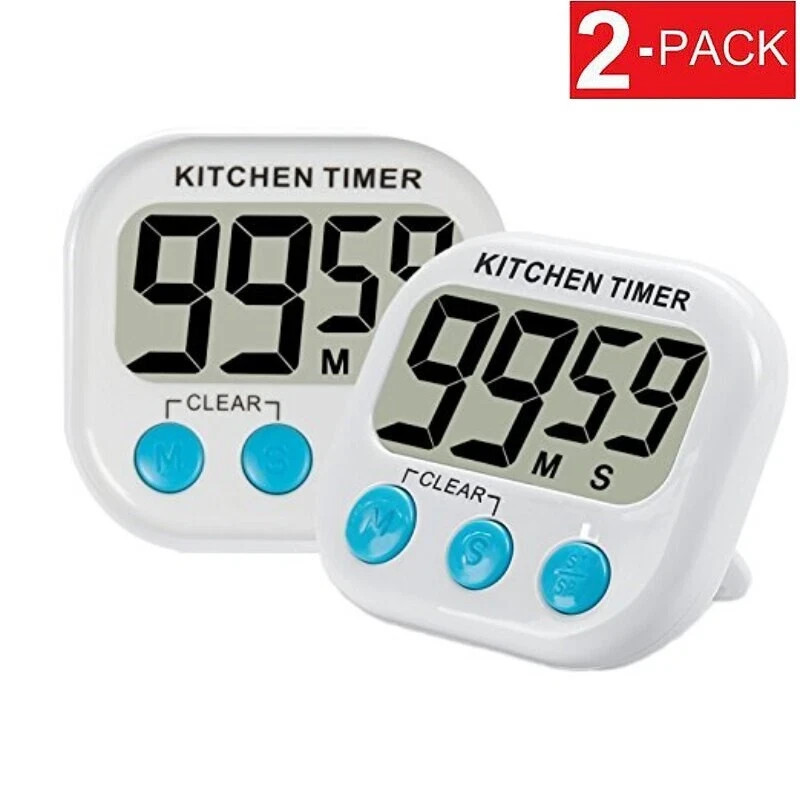 Magnetic Large LCD Digital Kitchen Cooking Timer Count Down Up Clock Loud Alarm gallery