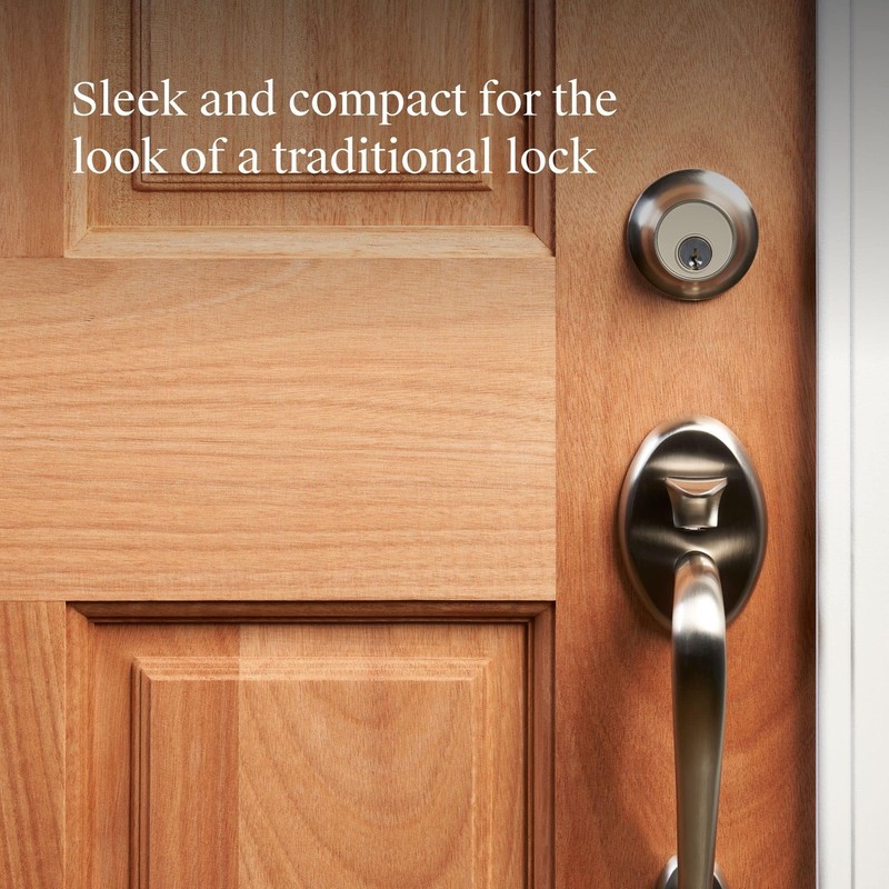 Level Touch Smart Lock Satin Nickel Compact Keyless Home Security Upgrade gallery