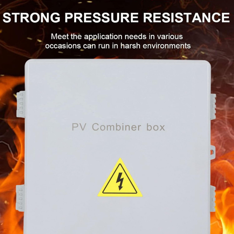 8 String Waterproof Solar Combiner Box with 80A Breaker for PV Systems gallery