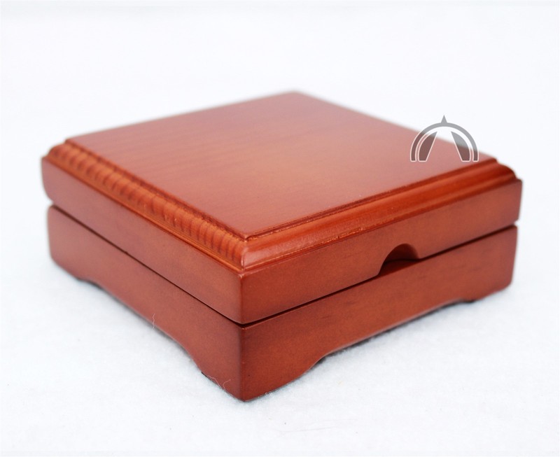 Solid Wood Box for Mexico 1oz Silver Libertad in Direct Fit Capsule (1986-Pres) gallery